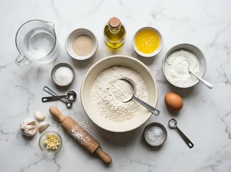 Simple Naan Bread Recipe 3 naan bread recipe Ingredients