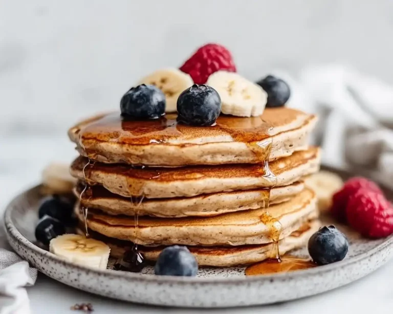 oatmeal cottage cheese banana pancakes