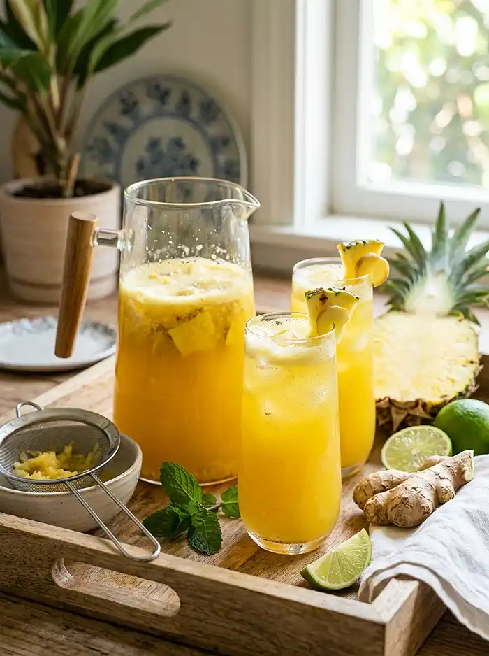 Pineapple Ginger Juice 5 pineapple and ginger juice benefits
