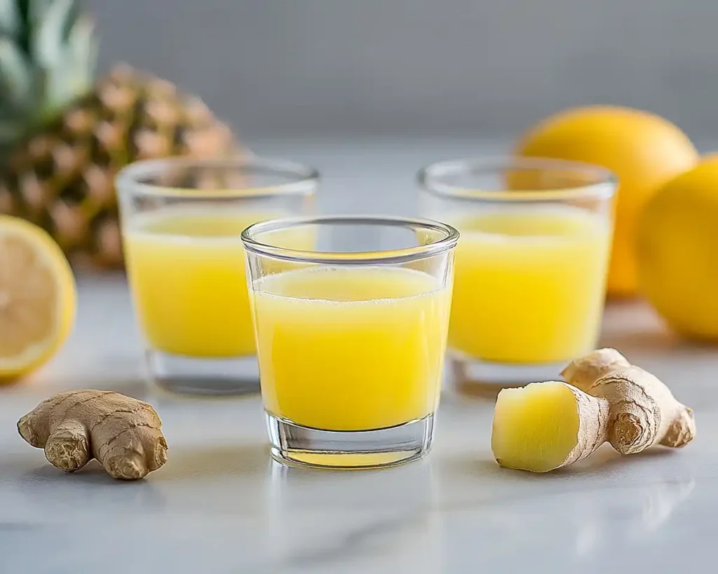 pineapple ginger shots