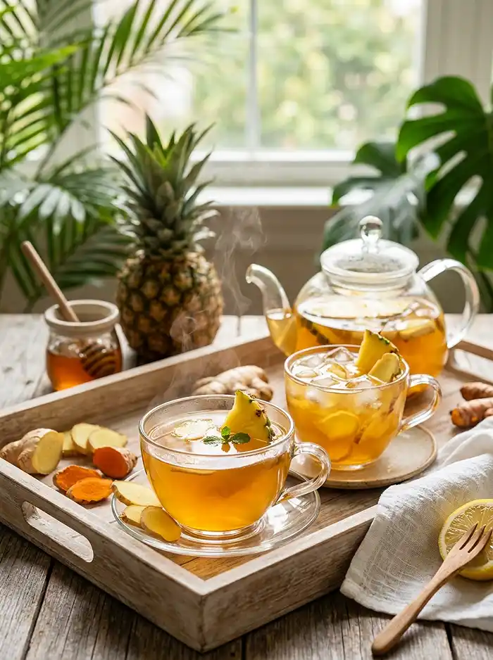 pineapple ginger tea benefits