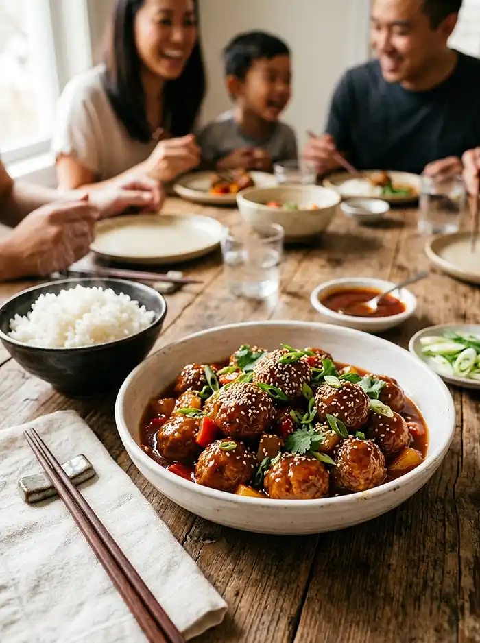sweet sour meatballs