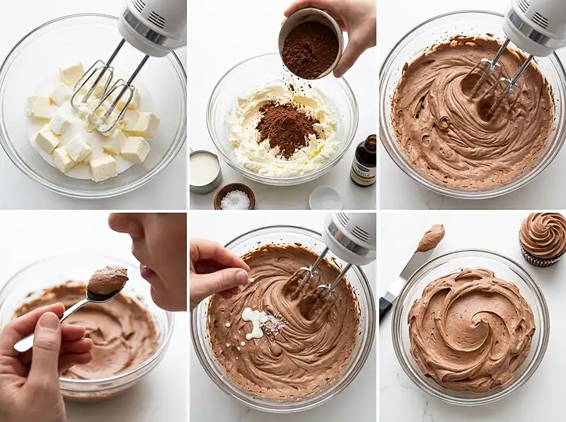 How to Make chocolate whipped cream cream cheese frosting