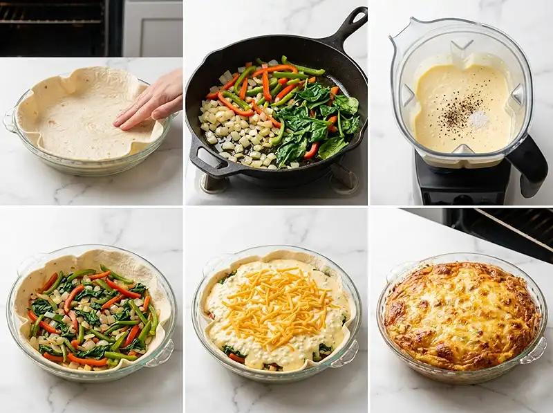 How to Make cottage cheese wrap quiche recipe​