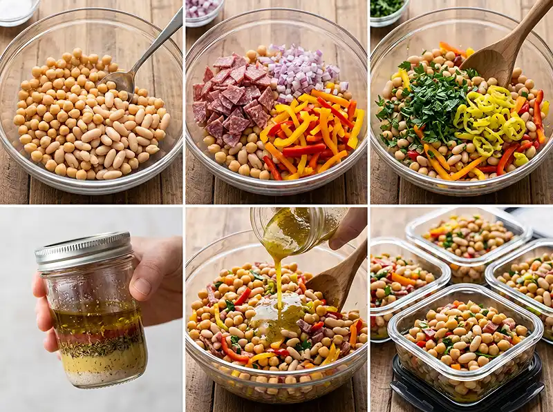 Dense Bean Salad Grinder Recipe 4 How to Make dense bean salad grinder recipe