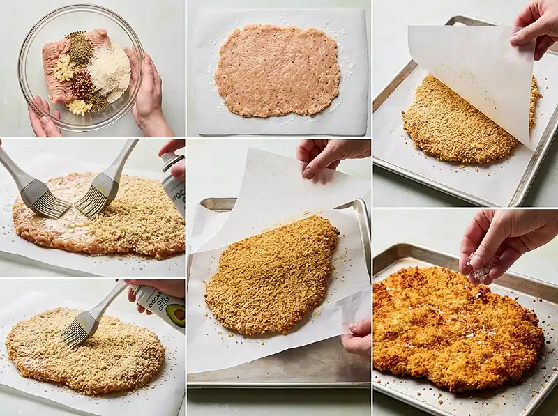 Giant Chicken Cutlet 4 How to Make giant chicken cutlet