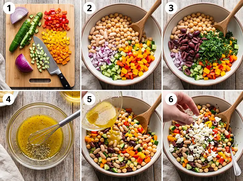 Greek Dense Bean Salad Recipe 4 How to Make greek dense bean salad recipe