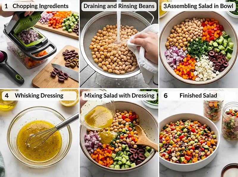 Mediterranean Dense Bean Salad Recipe 4 How to Make mediterranean dense bean salad recipe