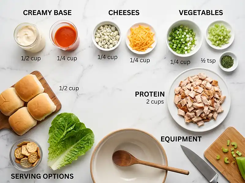 Buffalo Chicken Salad Sandwich Recipe 3 Ingredients for easy buffalo chicken salad sandwich recipe