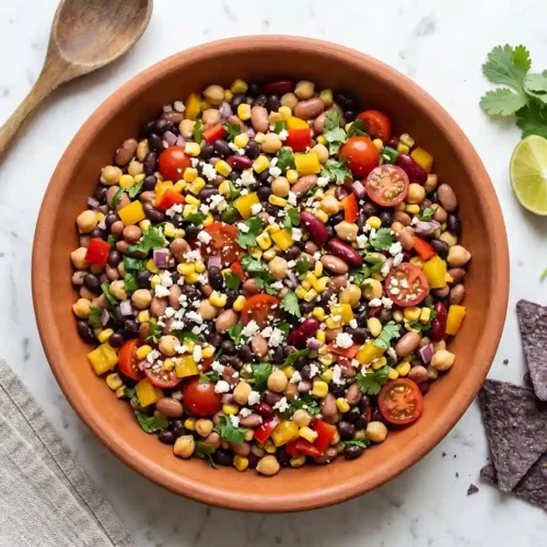 Southwestern and Mexican Dense Bean Salad Recipe 2 Southwestern and Mexican Dense Bean Salad
