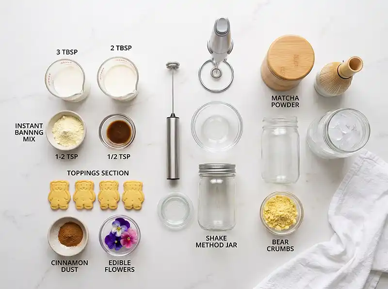 banana cold foam with pudding​ Ingredients