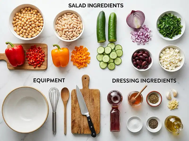 Dense Bean Salad Recipe 3 best dense bean salad recipe Ingredients