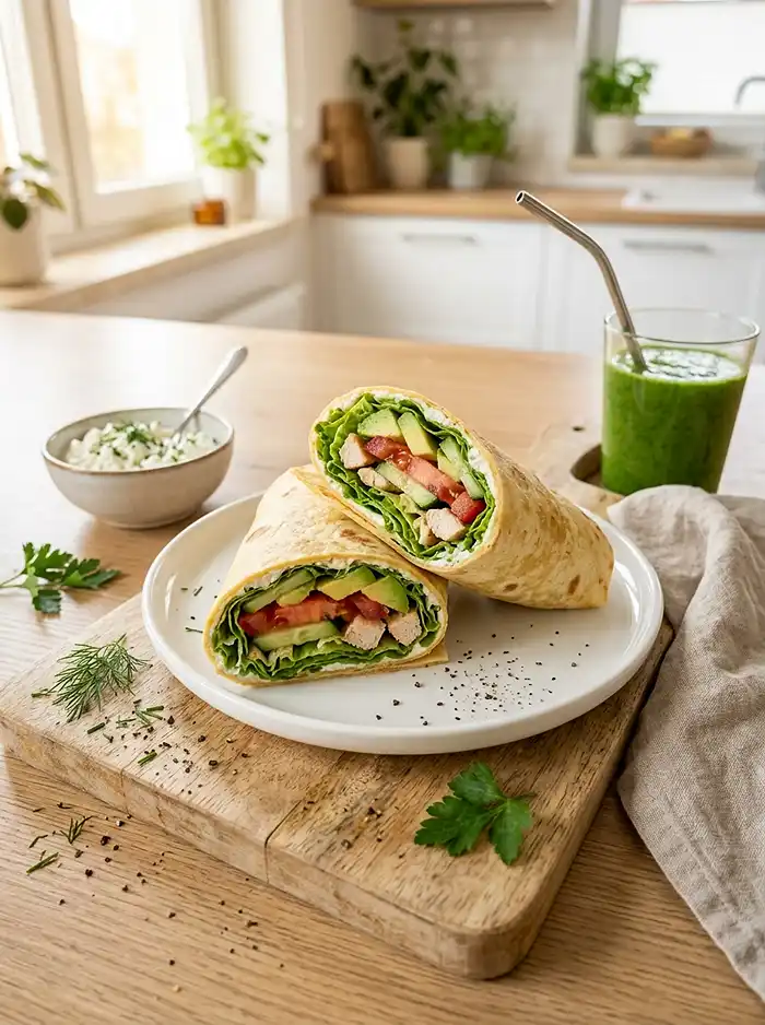 cottage cheese bread wrap