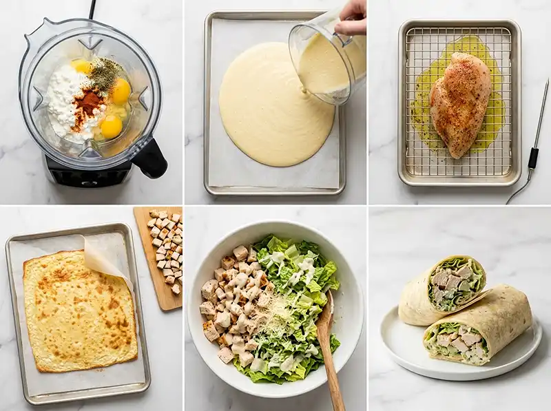 How to Make cottage cheese chicken wrap recipe​