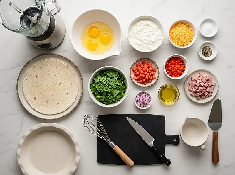 cottage cheese wrap quiche recipe​ Ingredients