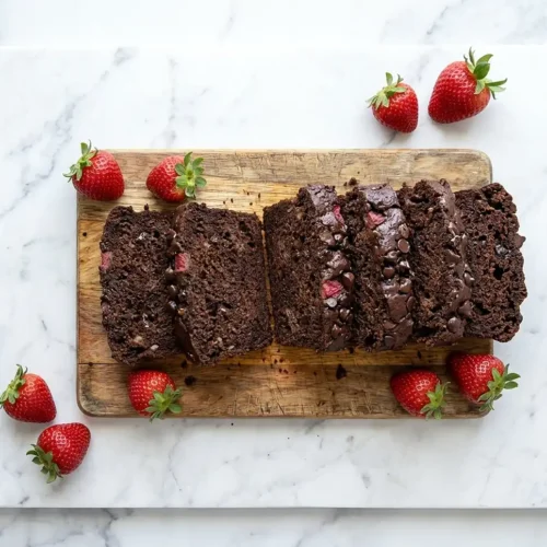 Double Chocolate Strawberry Banana Bread 2 double chocolate strawberry banana bread recipe