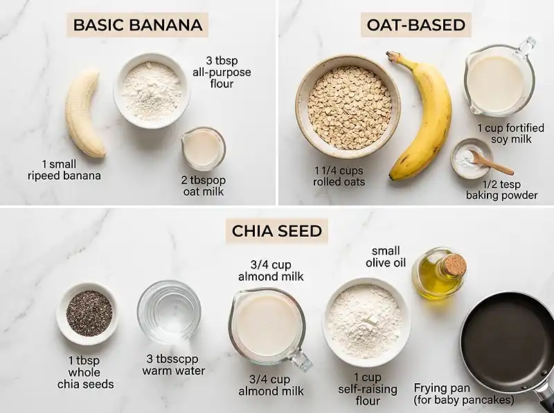 egg free baby pancake recipe Ingredients