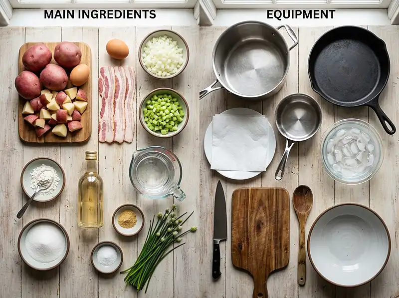 German Potato Salad Recipe with Egg 3 german potato salad recipe with egg Ingredients