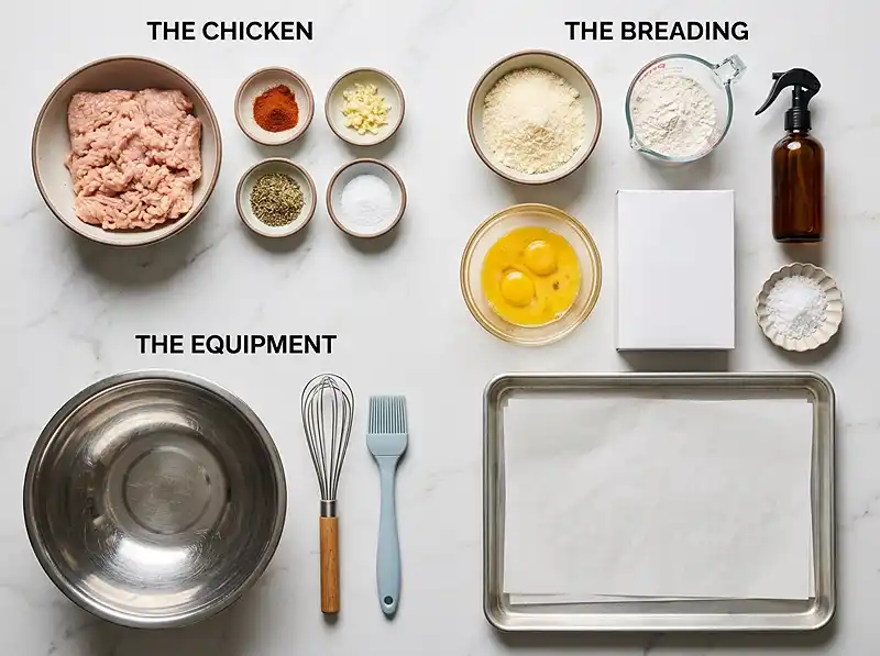 Giant Chicken Cutlet 3 giant chicken cutlet Ingredients