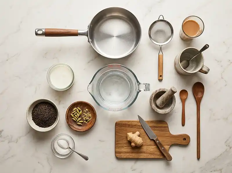 indian cardamom tea recipe​ ingredients
