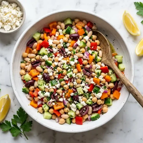 Mediterranean Dense Bean Salad Recipe 2 mediterranean dense bean salad recipe