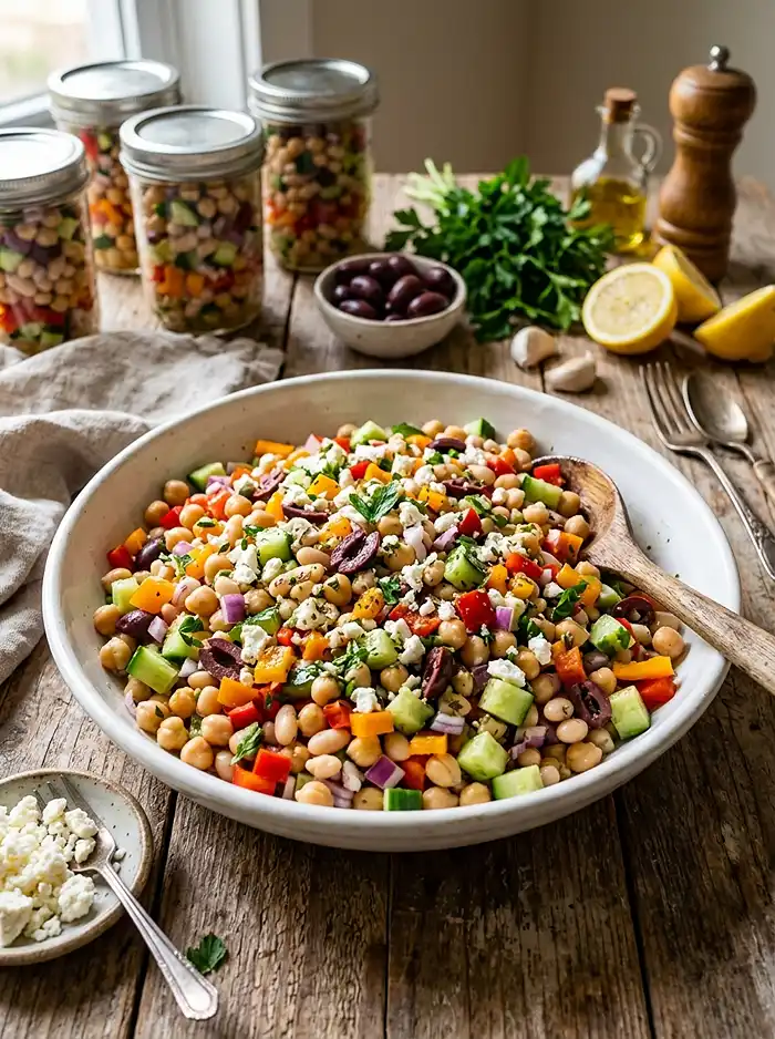 Mediterranean Dense Bean Salad Recipe 5 mediterranean dense bean salad