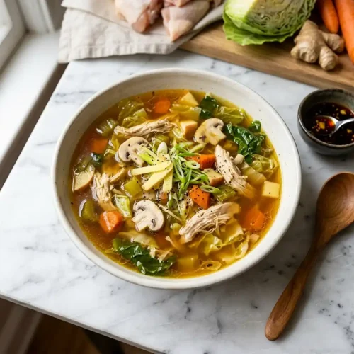 no water chicken soup​