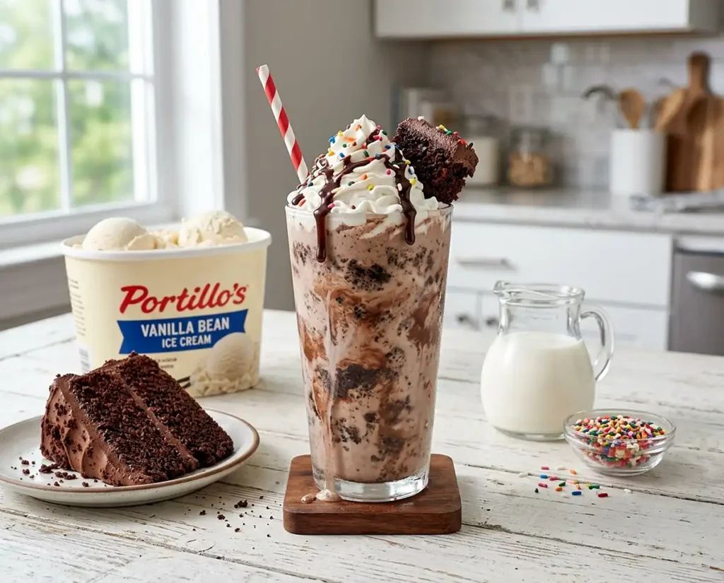 portillo's birthday cake shake​