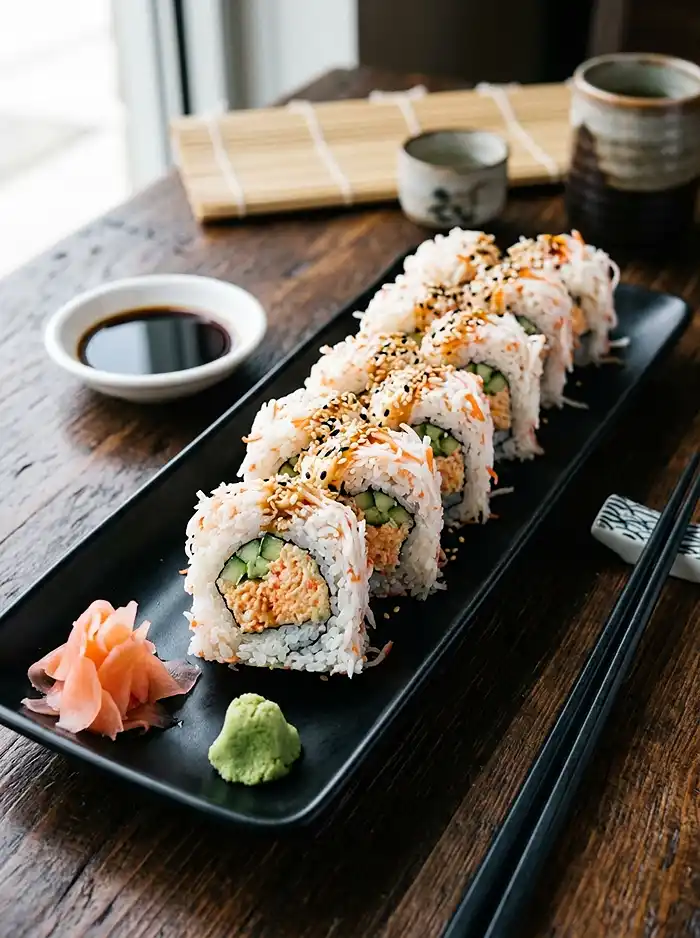 Snow White Roll Sushi 5 snow white roll sushi Recipe