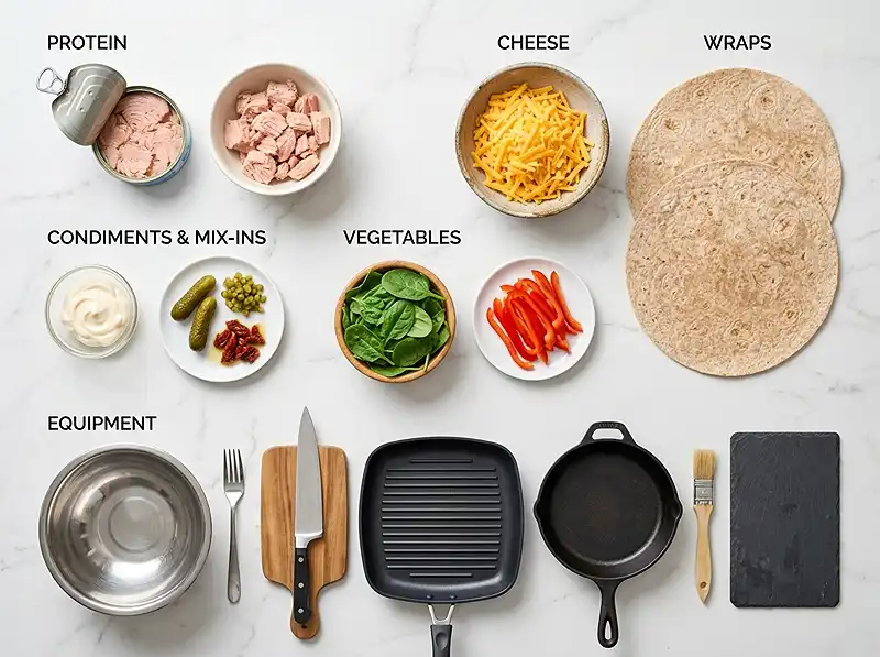 tuna melt wraps recipes Ingredients