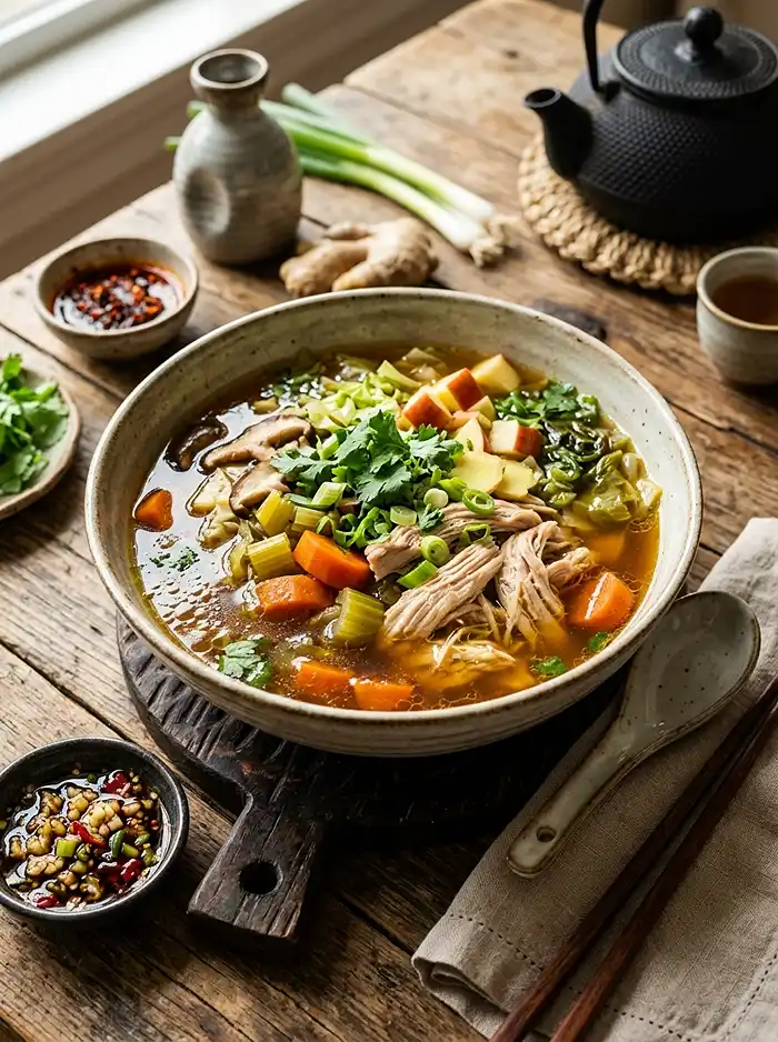 viral chicken soup recipe no water​