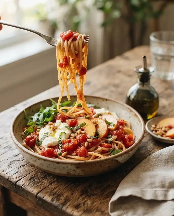 20-minute tomato smash pasta recipe​