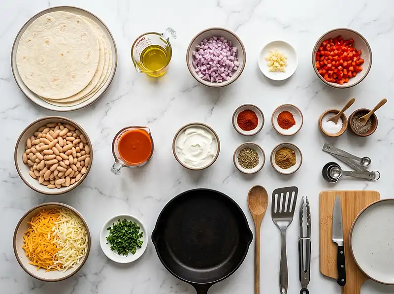 Buffalo White Bean Tacos 3 Buffalo White Bean Tacos Ingredients