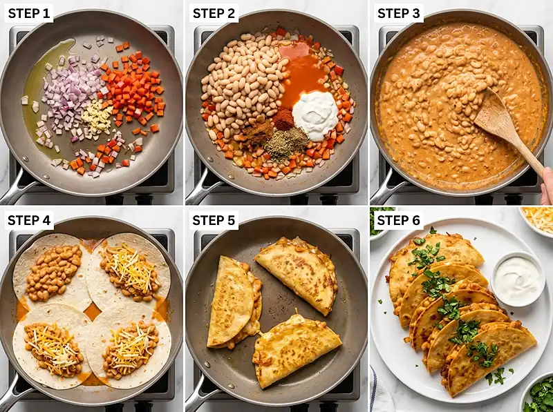 Buffalo White Bean Tacos 4 How to Make Buffalo White Bean Tacos
