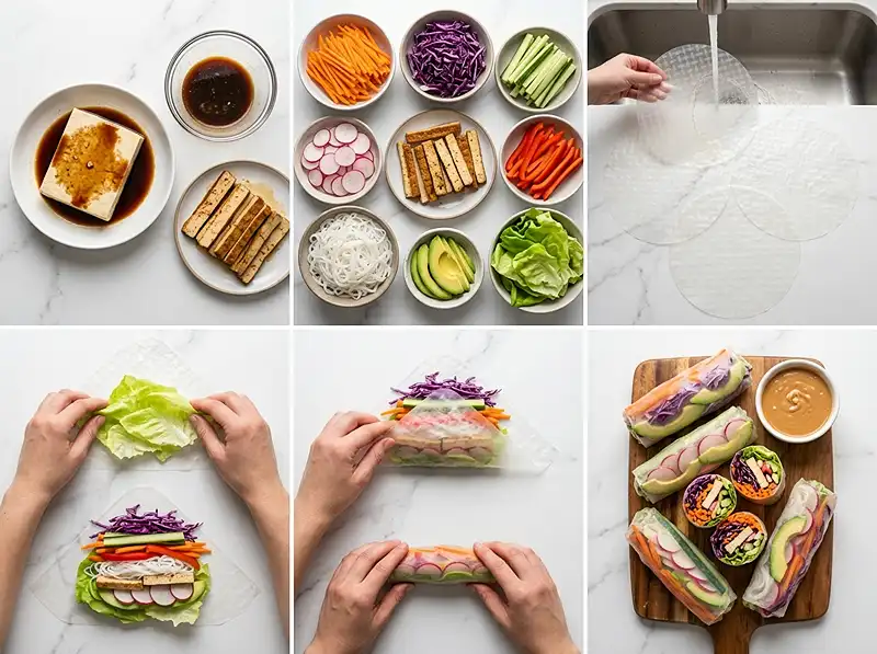 How to Make Giant Bang Bang Summer Rolls