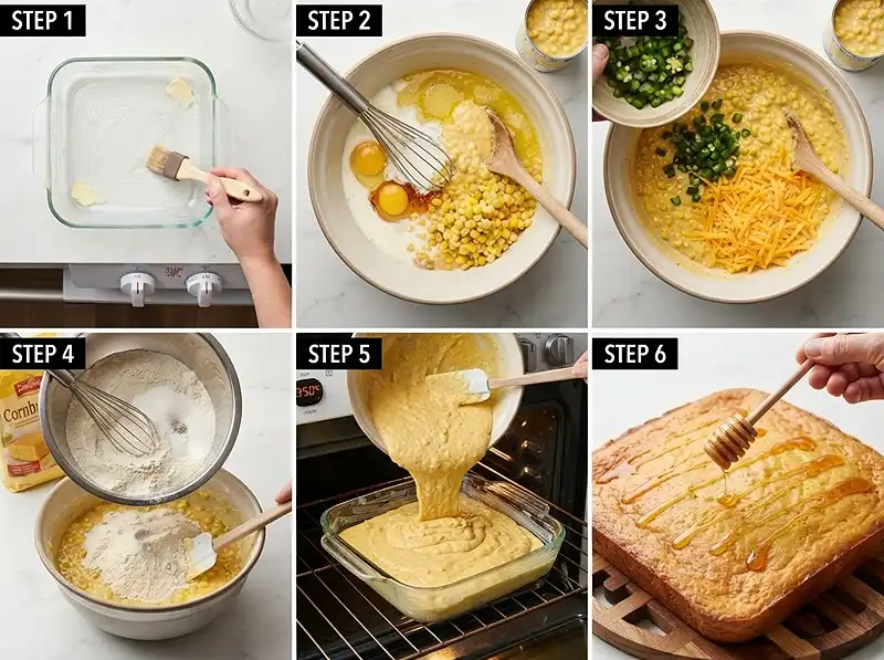 Hot Honey Jalapeño Cornbread Pudding 4 How to Make Hot Honey Jalapeño Cornbread Pudding