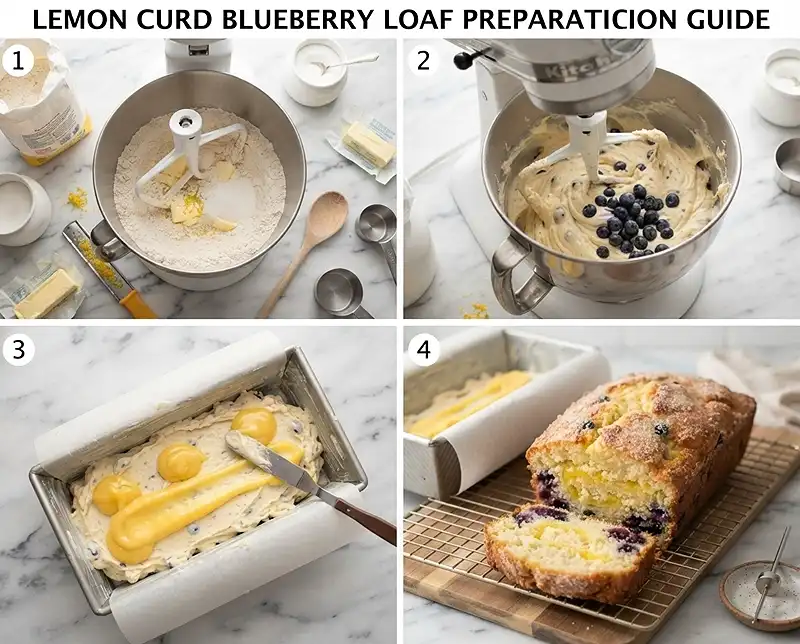 How to Make blueberry and lemon curd loaf recipe