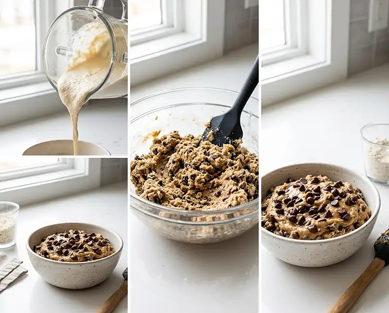 Cottage Cheese Chocolate Chip Cookie Dough Recipe 4 How to Make cottage cheese chocolate chip cookie dough recipe