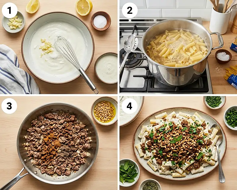 How to Make macarona bil laban​