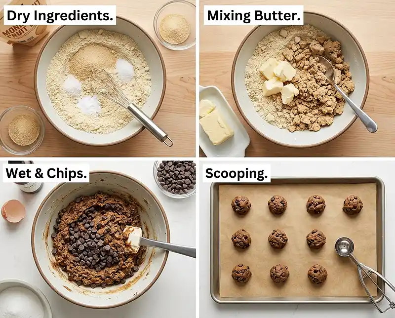 How to Make monk fruit chocolate chip cookies