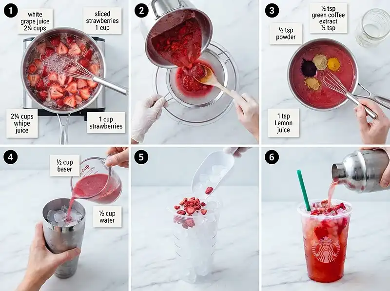 Strawberry Acai Energy Refresher 4 How to Make strawberry acai energy refresher_
