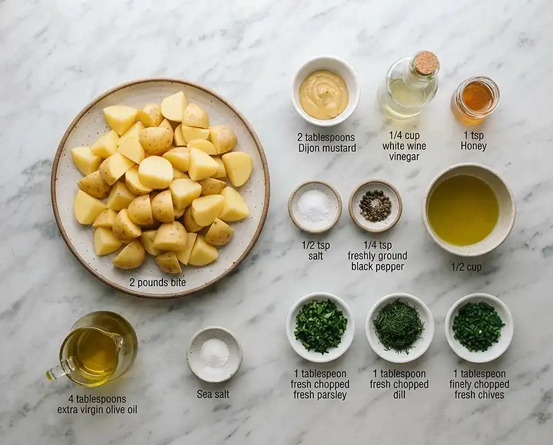 Herb Roasted Potato Salad 3 Roasted Potato Salad with Herbs Ingredients