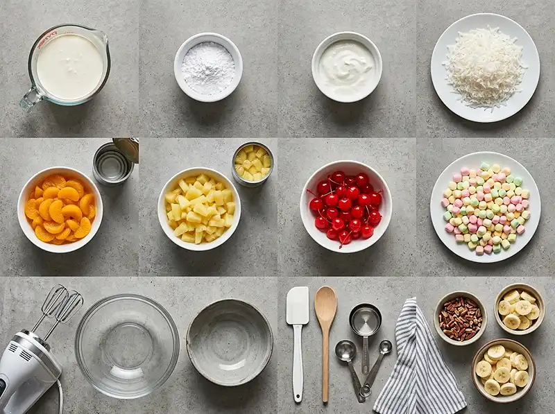 Ambrosia Salad Recipe 3 ambrosia salad recipe Ingredients