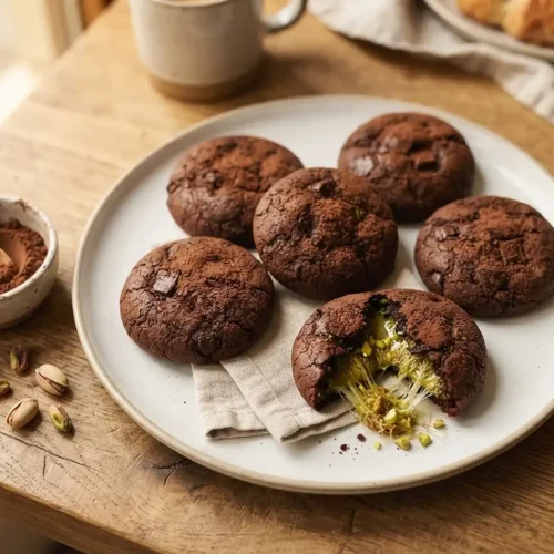 dubai chocolate flavor korean chewy cookie​