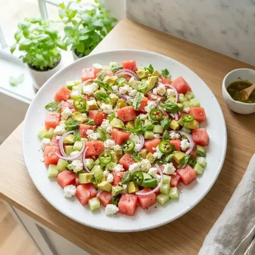 Feta Cheese Watermelon Salad Recipe 2 feta cheese watermelon salad recipe