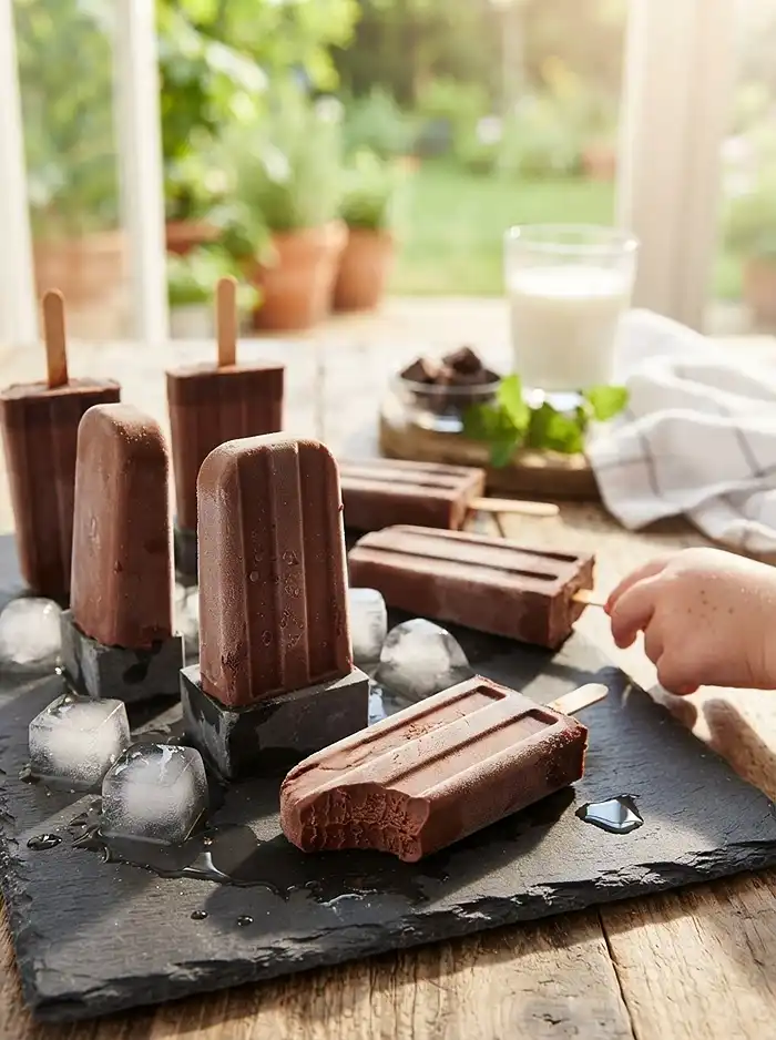 Homemade Fudgesicles Recipe 5 fudgesicles recipe
