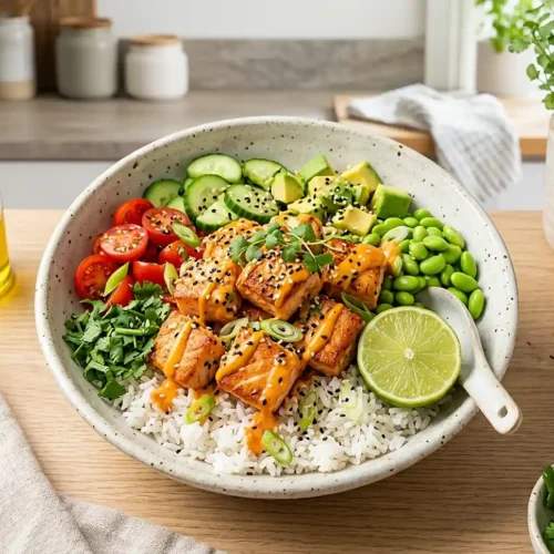 Mediterranean Bang Bang Salmon Recipe 2 mediterranean bang bang salmon recipe