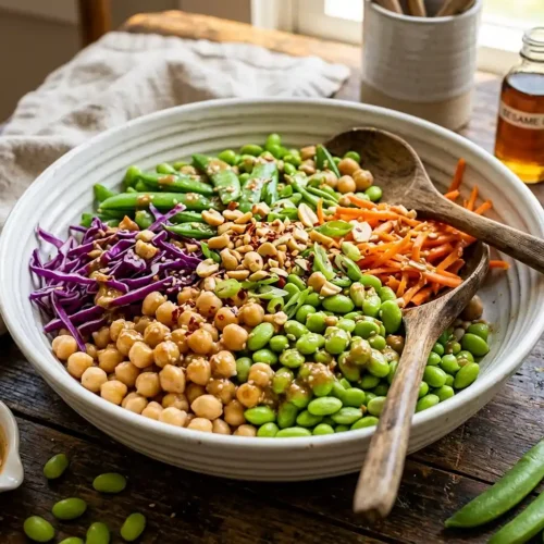 Miso Sesame Dense Bean Salad 2 miso sesame dense bean salad