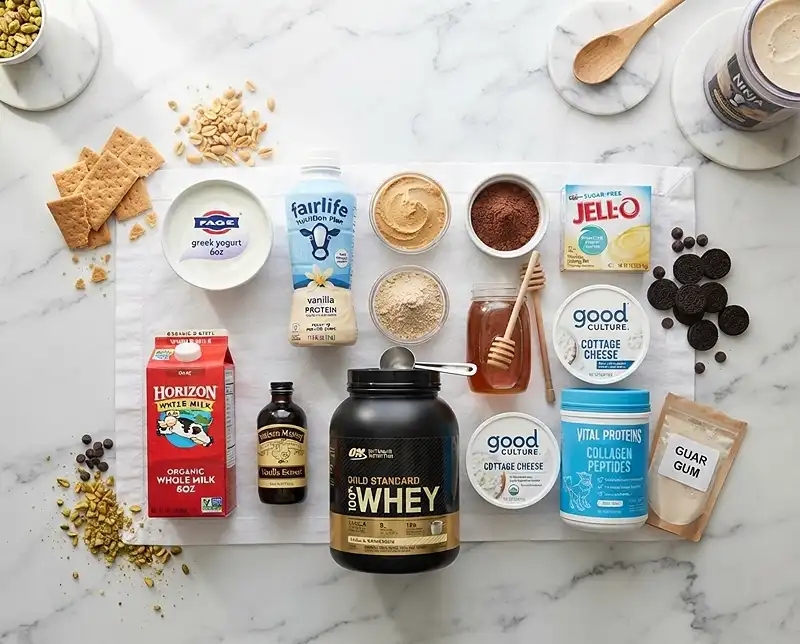 Best Protein Ice Cream Recipe Ninja Creami 3 ninja creami high protein ice cream recipe Ingredients