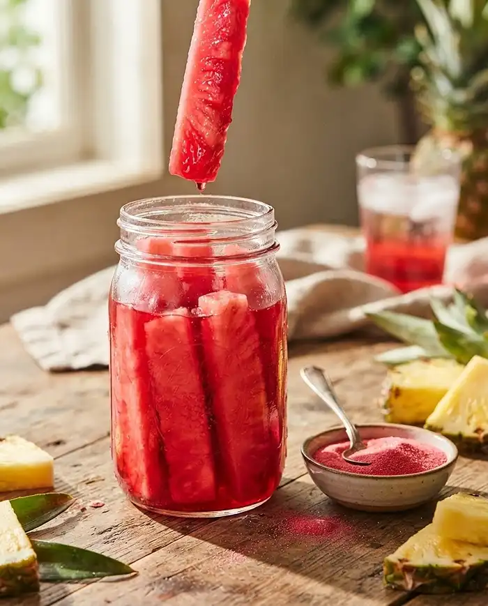 pineapple spears in kool aid​​